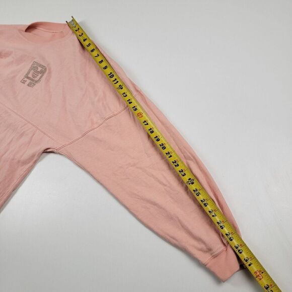 Disney Walt Disney World Spirit Jersey Peach Pink Rose Gold Puffy Logo Glitter M - Picture 7 of 10